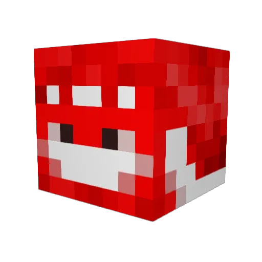 the_shark_face Minecraft avatar head, 3D render