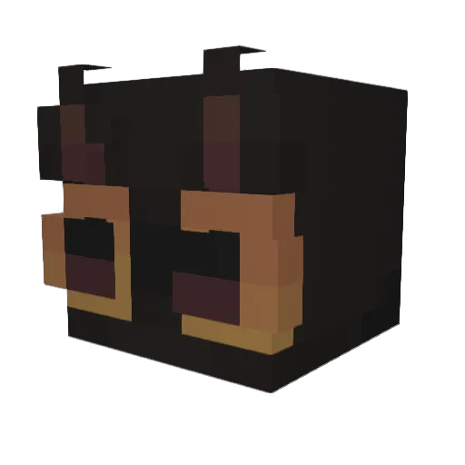 the_skrunkly Minecraft avatar head, 3D render