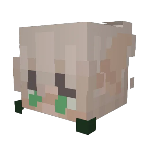 the_stanfield Minecraft avatar head, 3D render