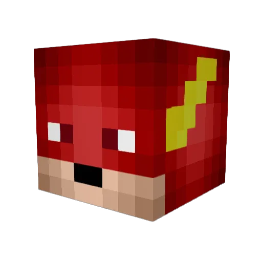 the_steve3 Minecraft avatar head, 3D render