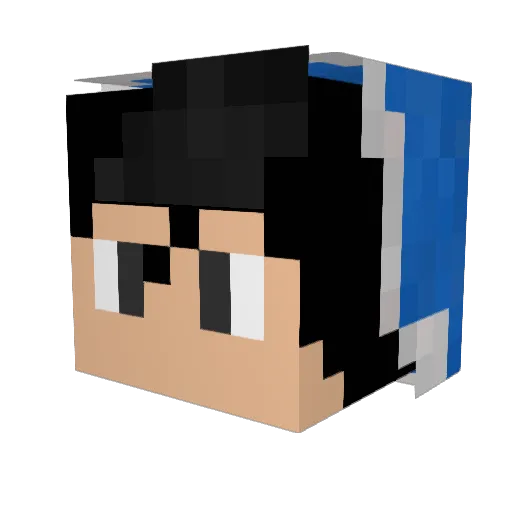 the_strongs Minecraft avatar head, 3D render
