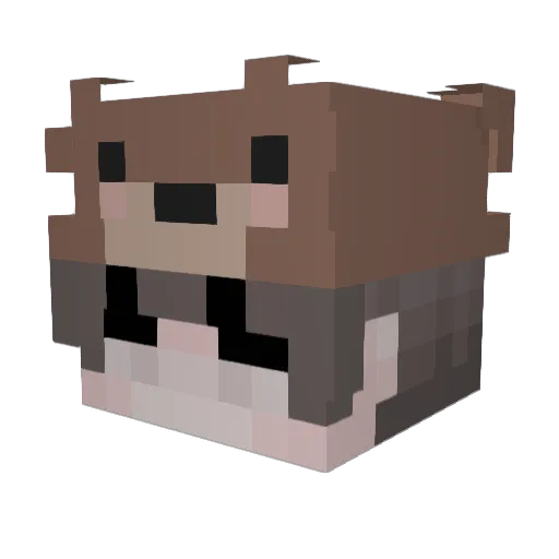 the_thugboy Minecraft avatar head, 3D render