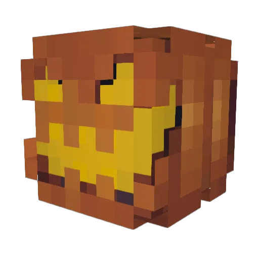 the_time_fire Minecraft avatar head, 3D render