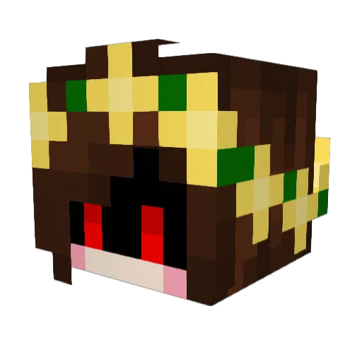the_unknown75 Minecraft avatar head, 3D render