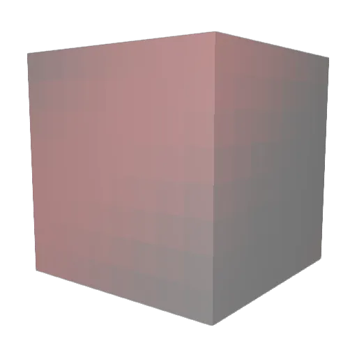 the_zhong Minecraft avatar head, 3D render