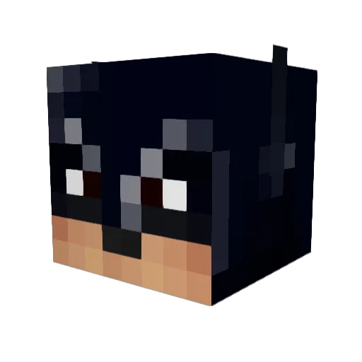 thea12345 Minecraft avatar head, 3D render