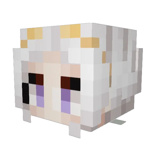 thea900 Minecraft avatar head, 3D render