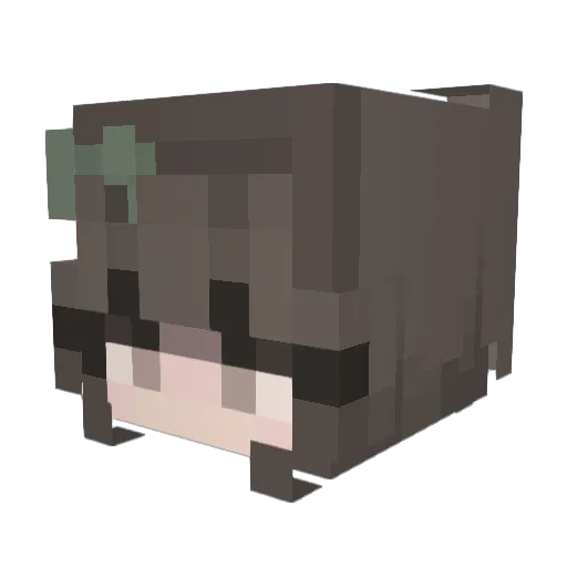 theabea Minecraft avatar head, 3D render