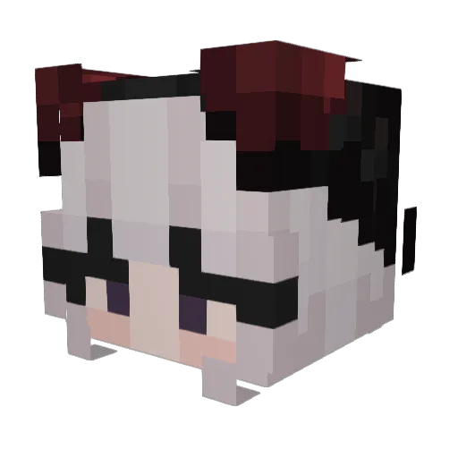 theacison Minecraft avatar head, 3D render
