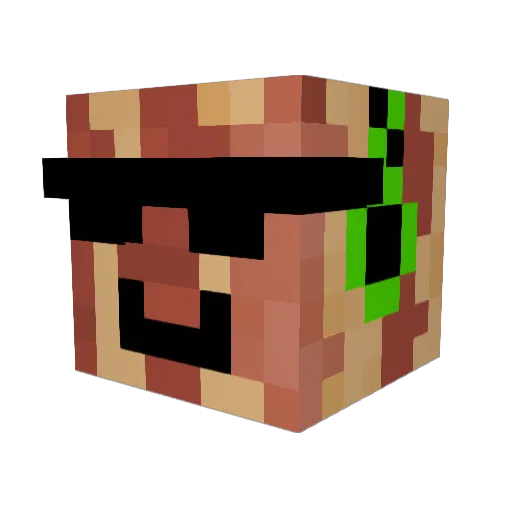 theaj5 Minecraft avatar head, 3D render