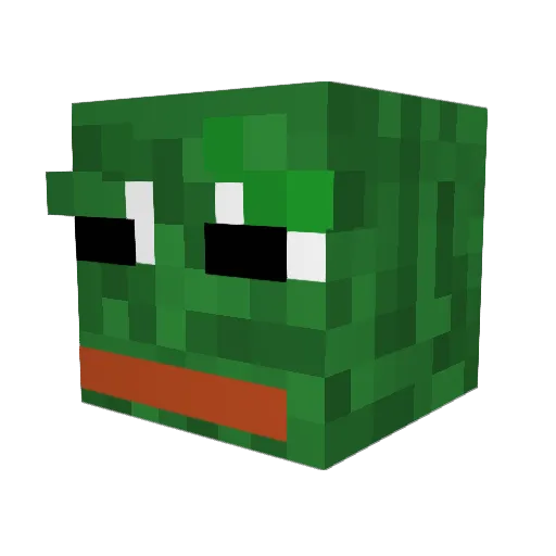 theal600 Minecraft avatar head, 3D render
