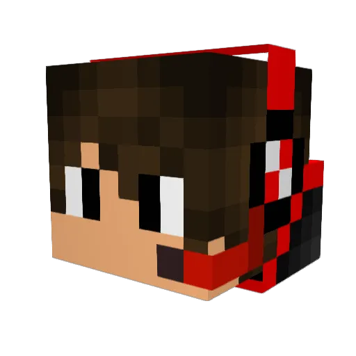 thealiengamer1 Minecraft avatar head, 3D render