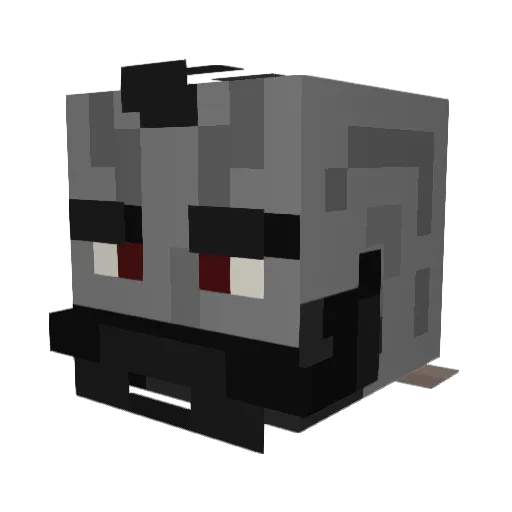 thealmogaver Minecraft avatar head, 3D render