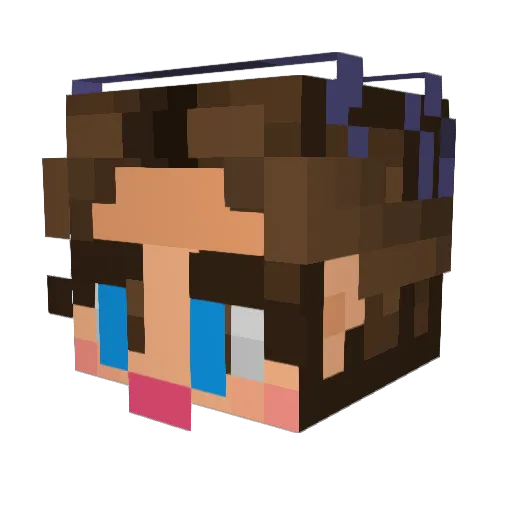 theapiarius Minecraft avatar head, 3D render