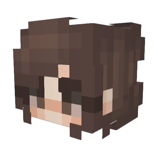 thearoe Minecraft avatar head, 3D render