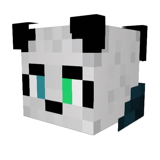 theasphodels Minecraft avatar head, 3D render