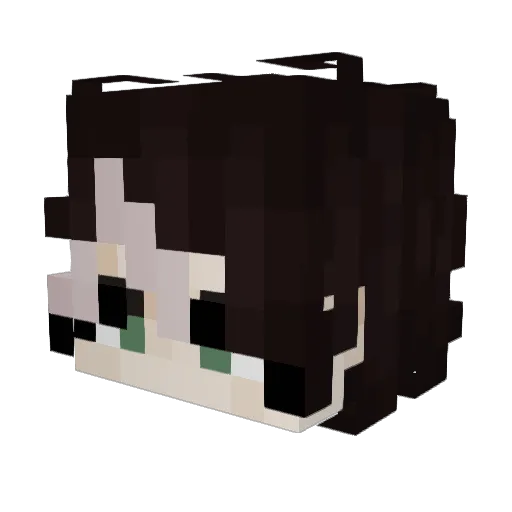 theater_pirate Minecraft avatar head, 3D render