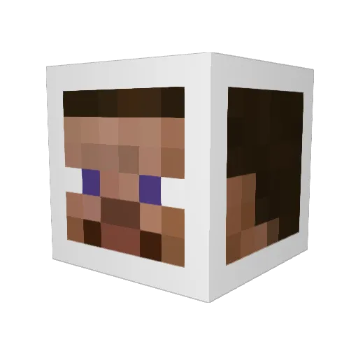 theawesomecj_24 Minecraft avatar head, 3D render