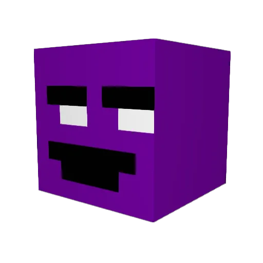 thebaggedfart Minecraft avatar head, 3D render