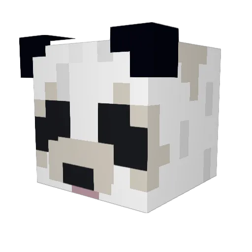 thebau26_ Minecraft avatar head, 3D render