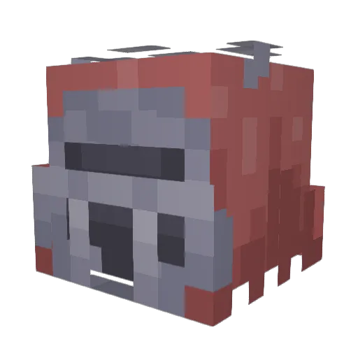 thebb1 Minecraft avatar head, 3D render