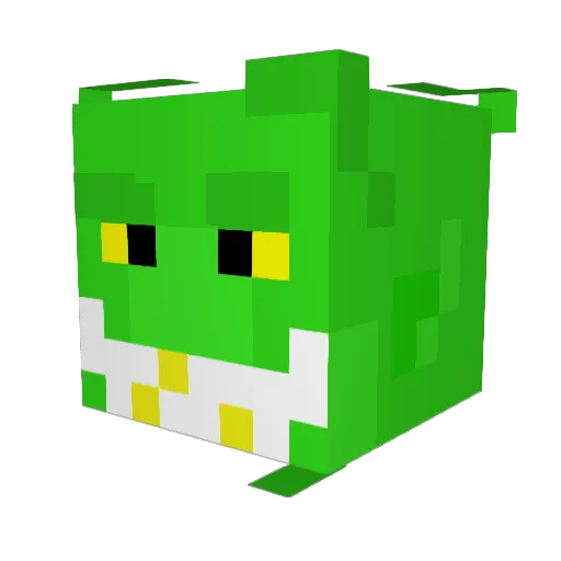 thebeancaster Minecraft avatar head, 3D render