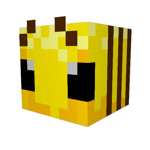thebeeman11 Minecraft avatar head, 3D render