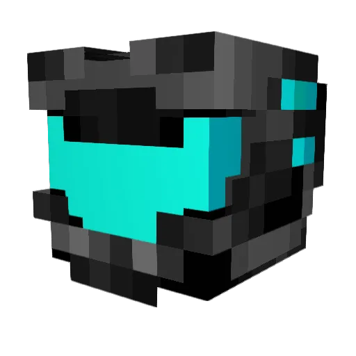 thebellain Minecraft avatar head, 3D render
