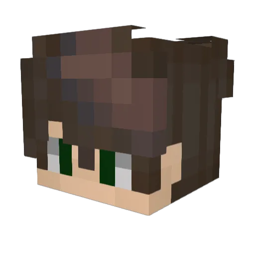 thebengi Minecraft avatar head, 3D render