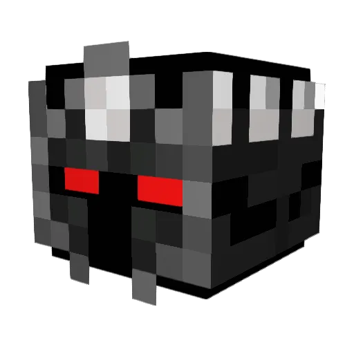 theberto1 Minecraft avatar head, 3D render