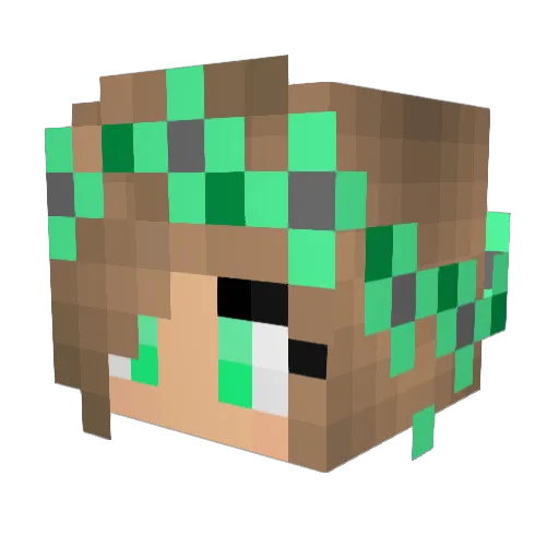 thebestcandy1 Minecraft avatar head, 3D render