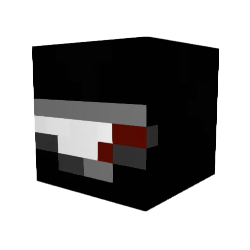 thebesteverDK Minecraft avatar head, 3D render