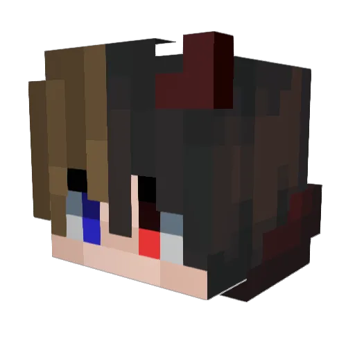 thebestharrison Minecraft avatar head, 3D render