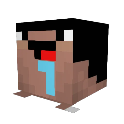 thebigcheese9001 Minecraft avatar head, 3D render