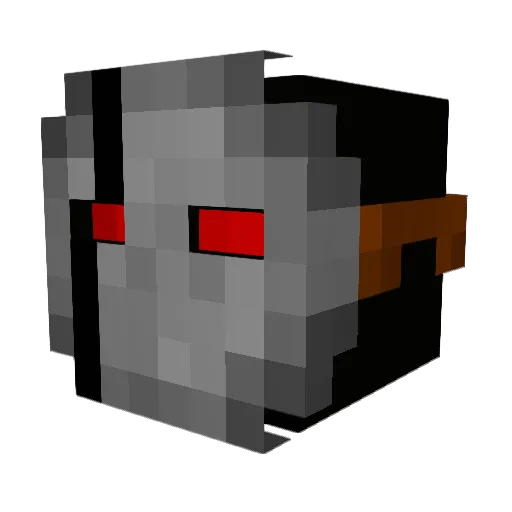 thebigcnu Minecraft avatar head, 3D render