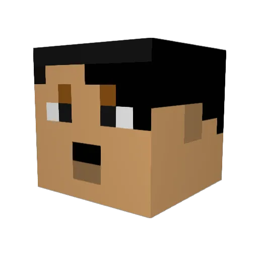 thebighunter69 Minecraft avatar head, 3D render