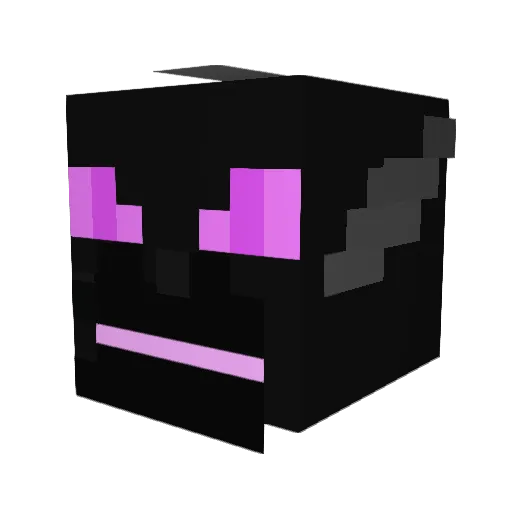 thebigsharky3 Minecraft avatar head, 3D render