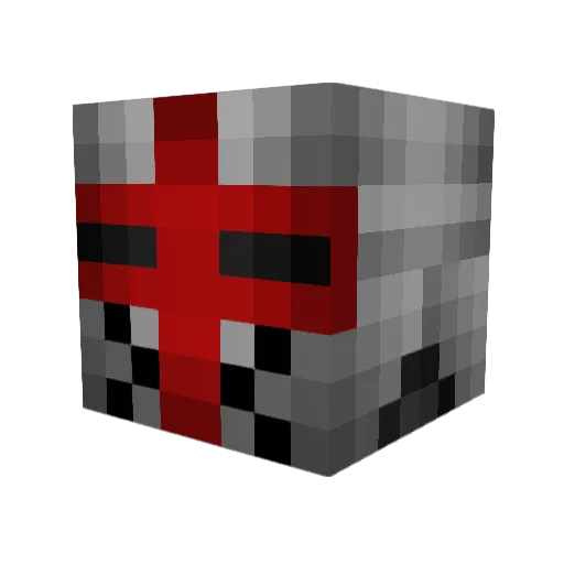 thebigsmell Minecraft avatar head, 3D render