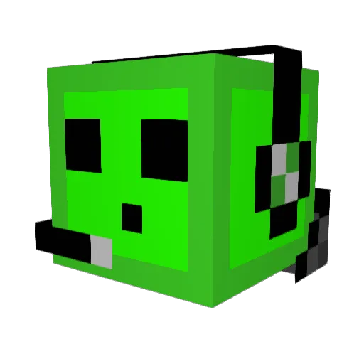 theblackJack__ Minecraft avatar head, 3D render