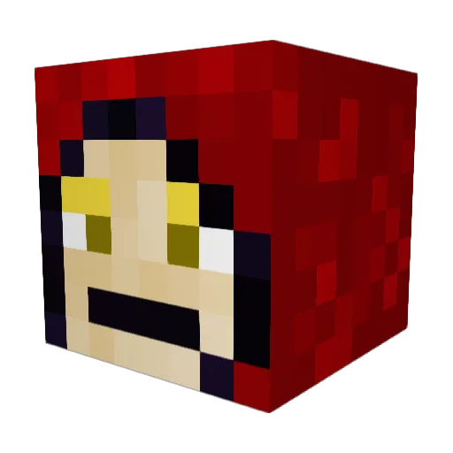 theblacknight200 Minecraft avatar head, 3D render
