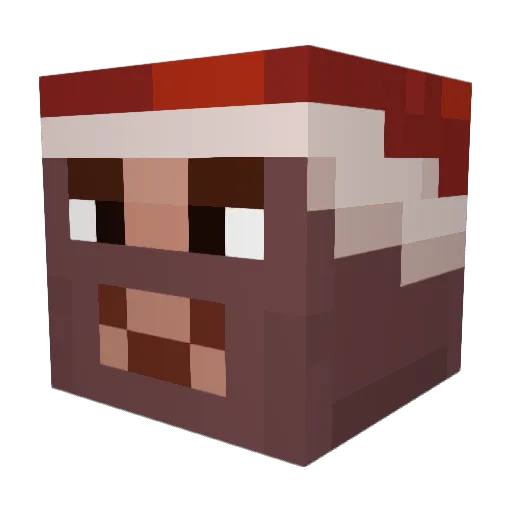 theblock23 Minecraft avatar head, 3D render
