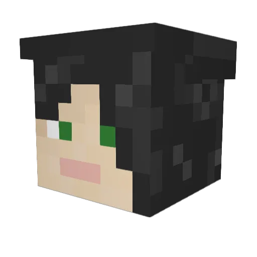 thebluepacific Minecraft avatar head, 3D render
