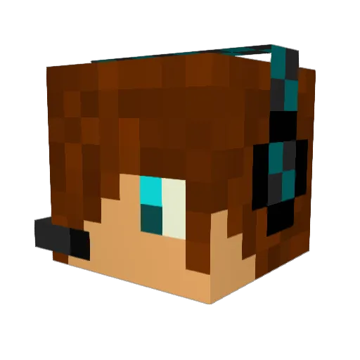 thebomb135 Minecraft avatar head, 3D render