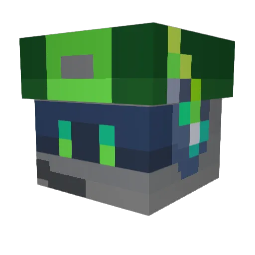 theboomball Minecraft avatar head, 3D render