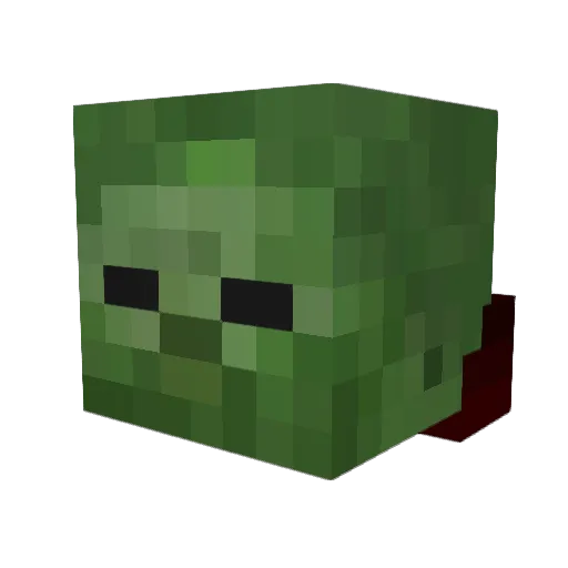 theboomer Minecraft avatar head, 3D render