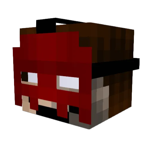 theboss6996 Minecraft avatar head, 3D render