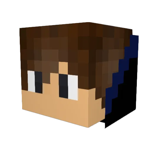 thebossofsoccer Minecraft avatar head, 3D render