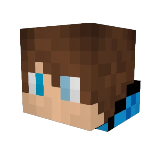 thebuilder2001 Minecraft avatar head, 3D render