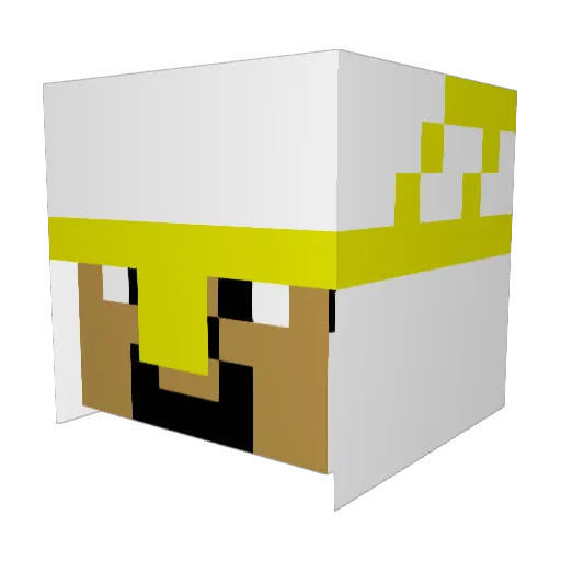 thebull09 Minecraft avatar head, 3D render