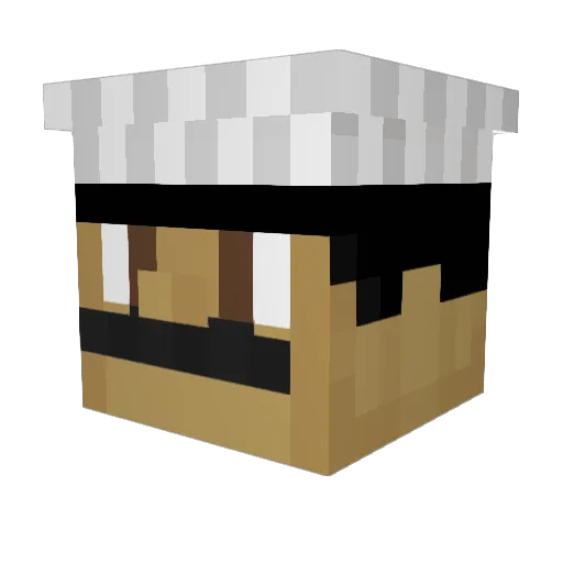thebumpajn6 Minecraft avatar head, 3D render